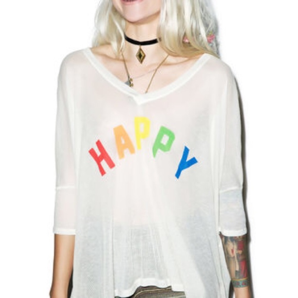 Wildfox “Happy Girl” t-shirt